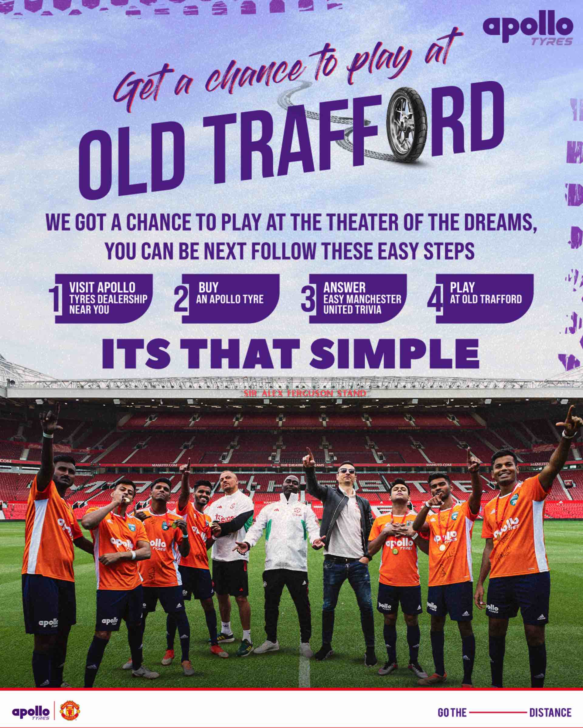 road to old trafford 2024 consumer contest form apollo tyres