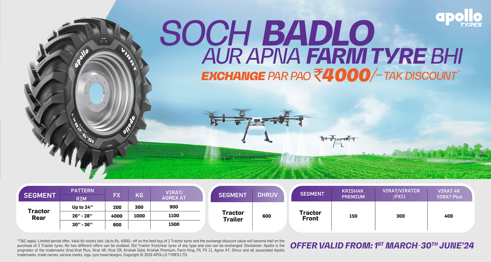Farm Tyre Exchange Offer